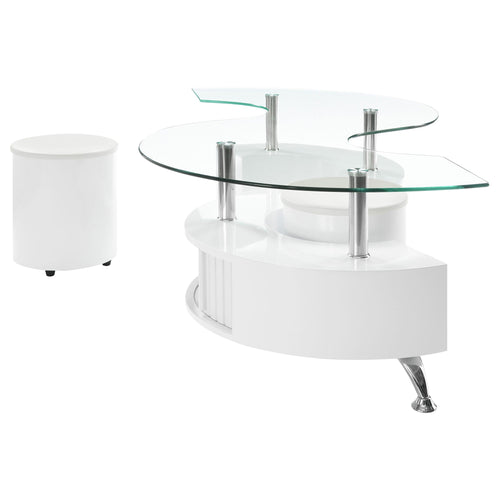 3-piece Coffee Table And Stools Set