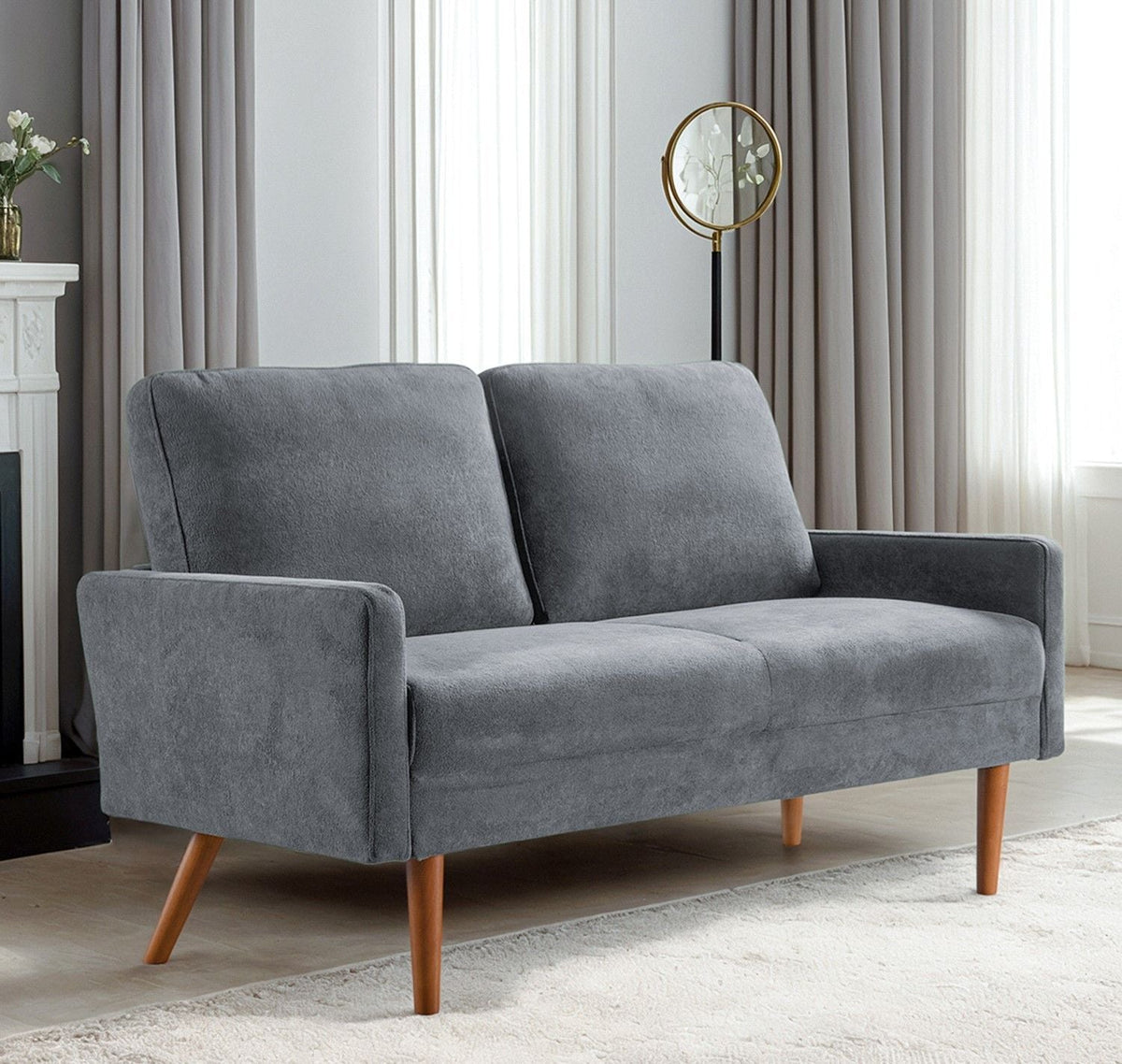 Upholstered Loveseat Sofa