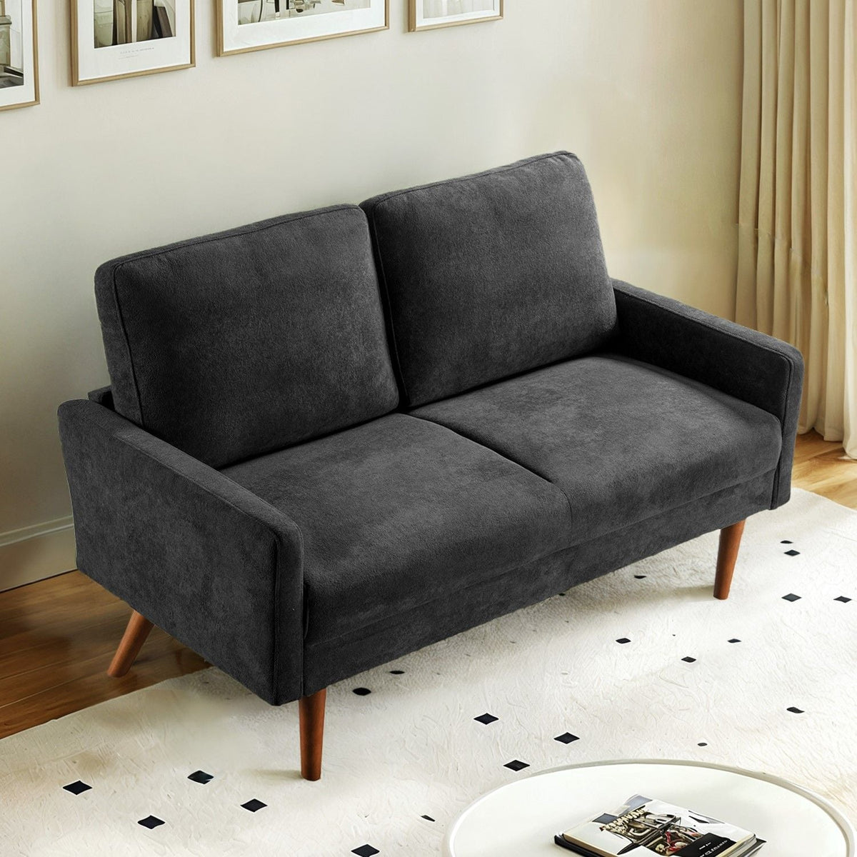 Upholstered Loveseat Sofa