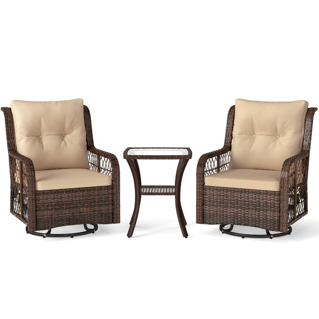 3 Piece Patio Furniture Set