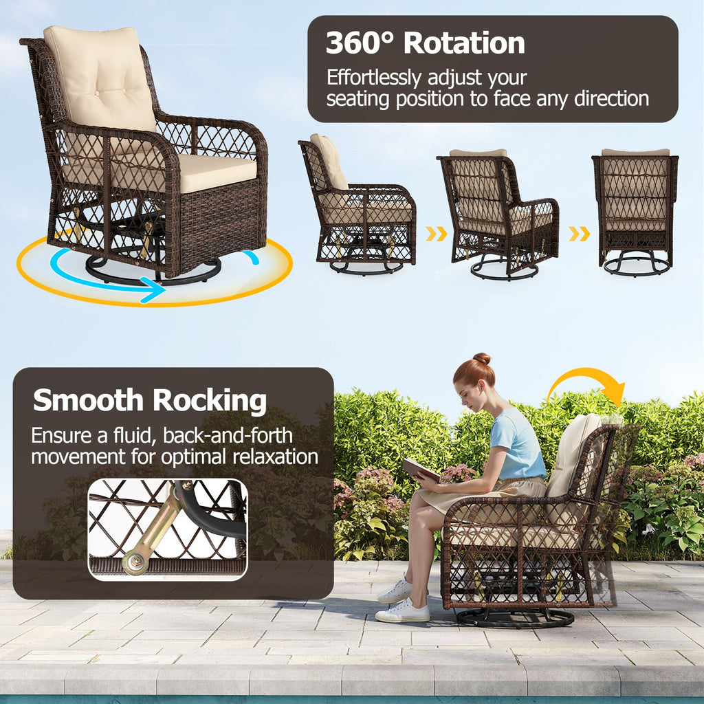 3 Piece Patio Furniture Set