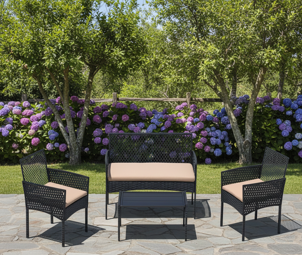 4Pcs Outdoor Patio Furniture Set