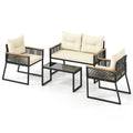 4 Pieces Patio Furniture Set