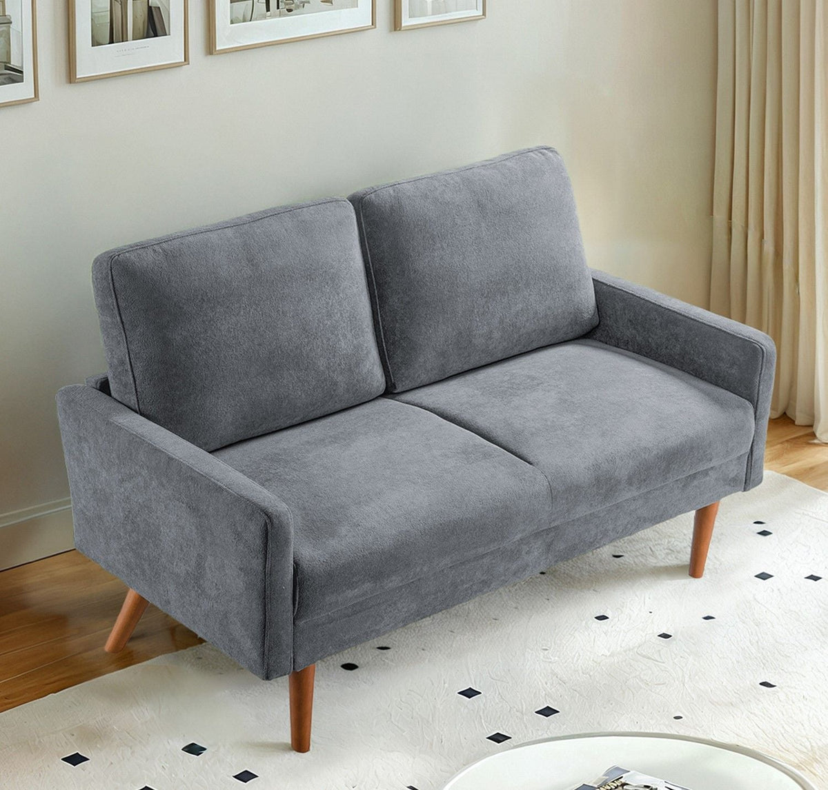 Upholstered Loveseat Sofa