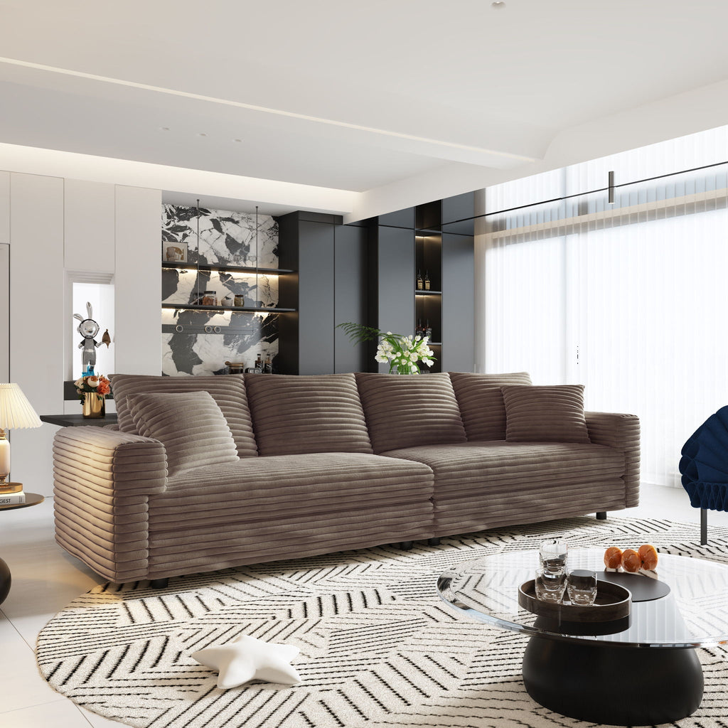 Modern Comfy Upholstered Cloud Couch