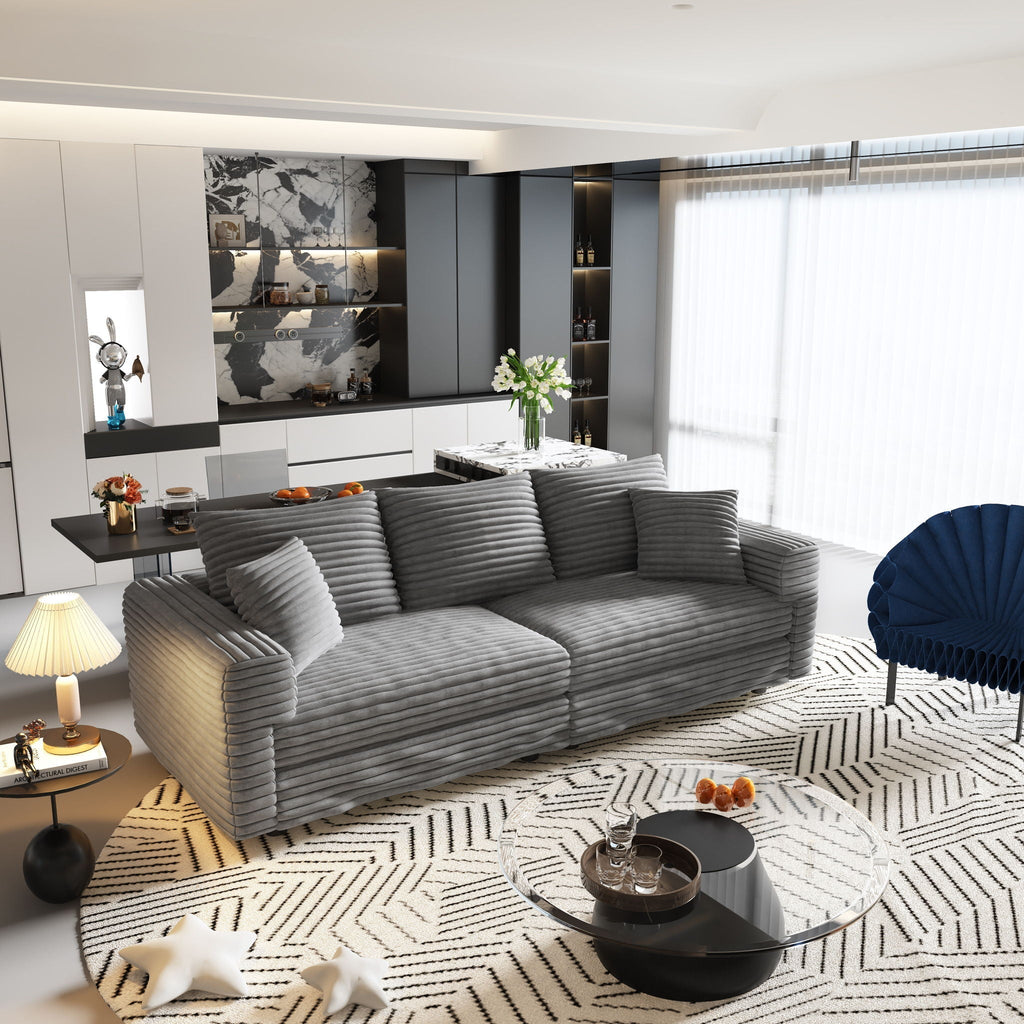 Modern Comfy Upholstered Cloud Couch