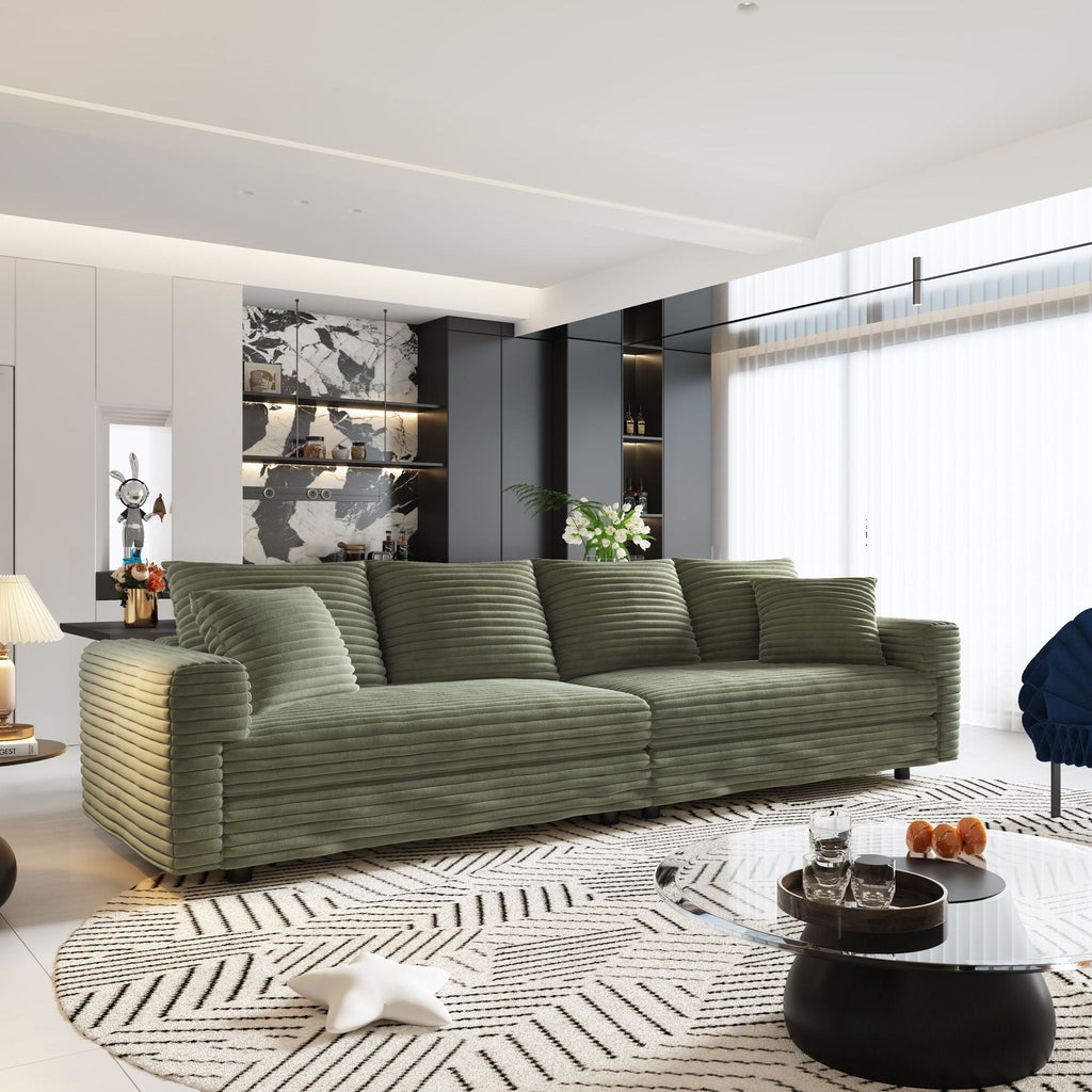Modern Comfy Upholstered Cloud Couch