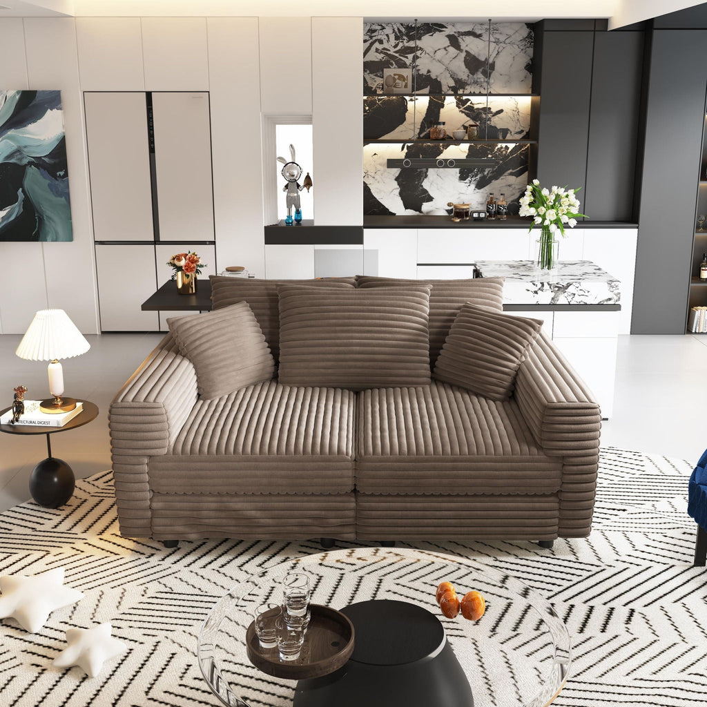 Modern Comfy Upholstered Cloud Couch