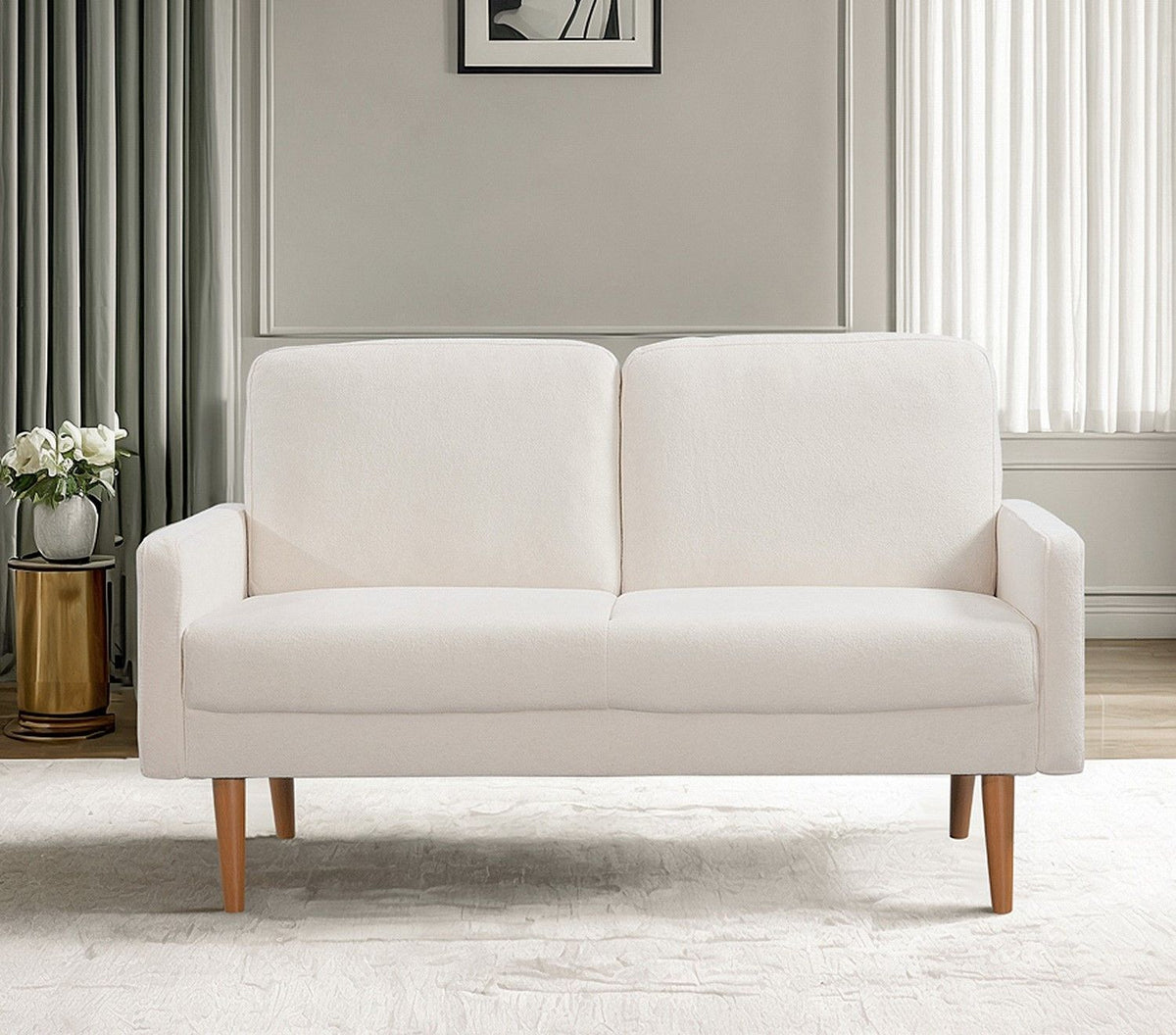 Upholstered Loveseat Sofa