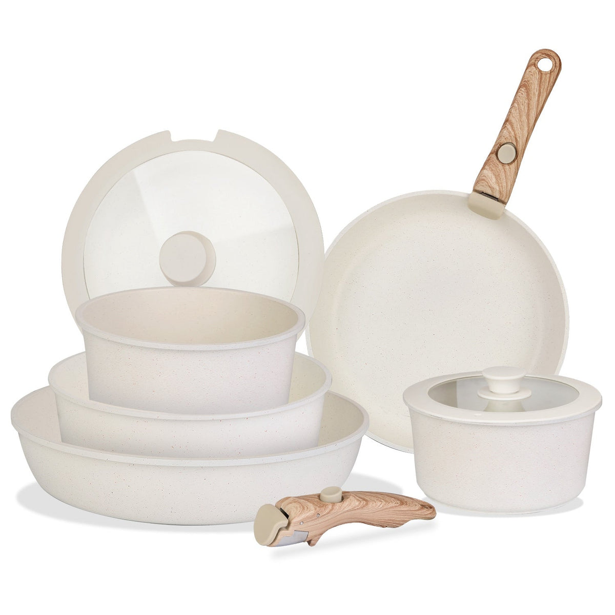 9Pcs Nonstick Cookware Set