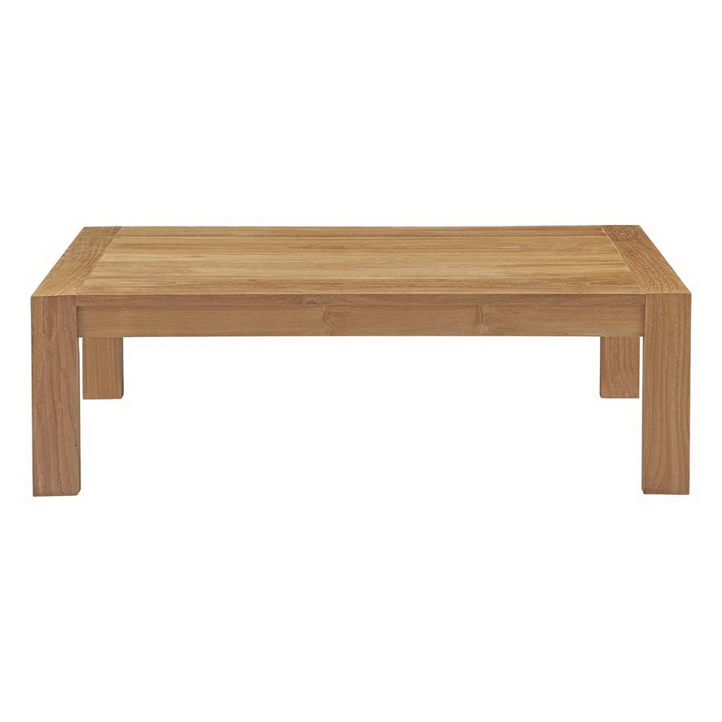 Outdoor Wood Coffee Table