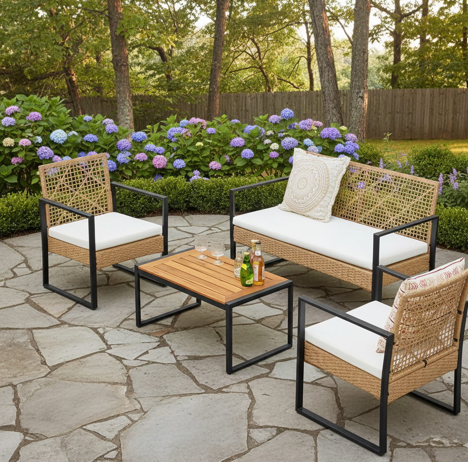 4Pcs Outdoor Patio Furniture Set