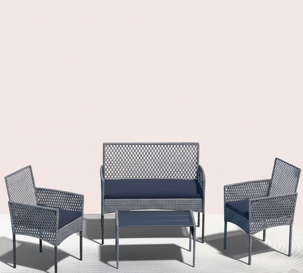 4Pcs Outdoor Patio Furniture Set