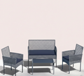 4Pcs Outdoor Patio Furniture Set