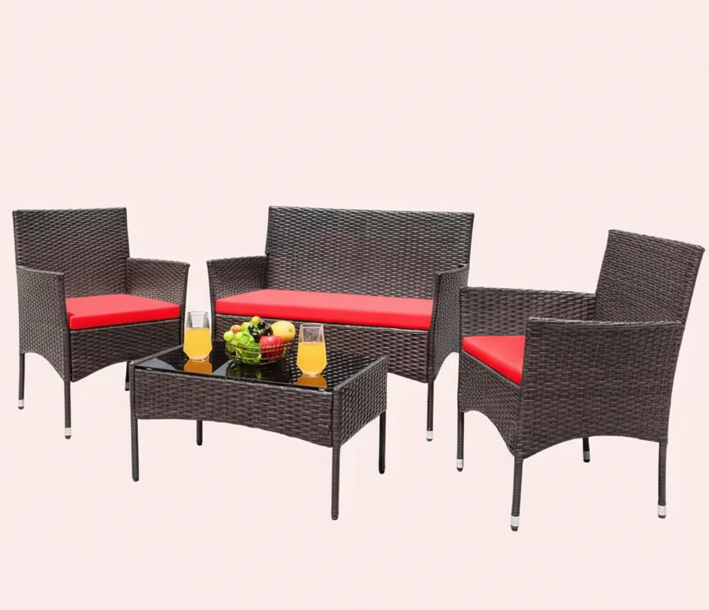 4Pcs Outdoor Patio Furniture Set