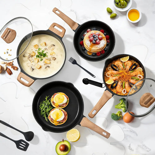 25-Piece Nonstick Cookware Set