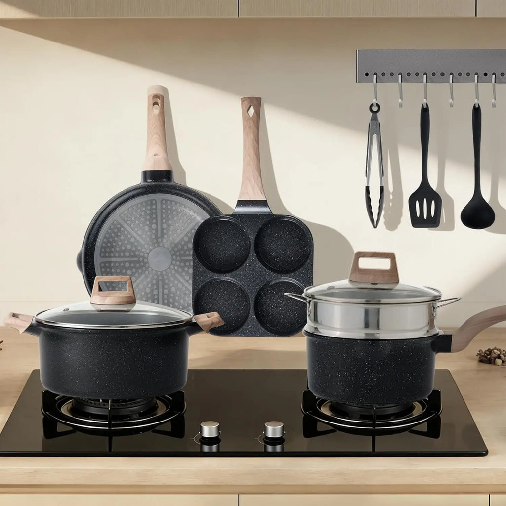 25-Piece Nonstick Cookware Set