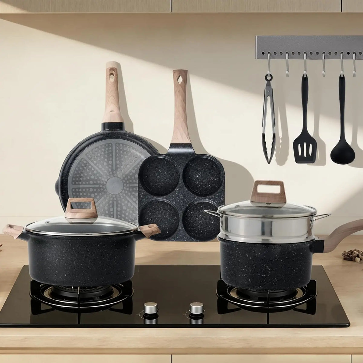 25-Piece Nonstick Cookware Set