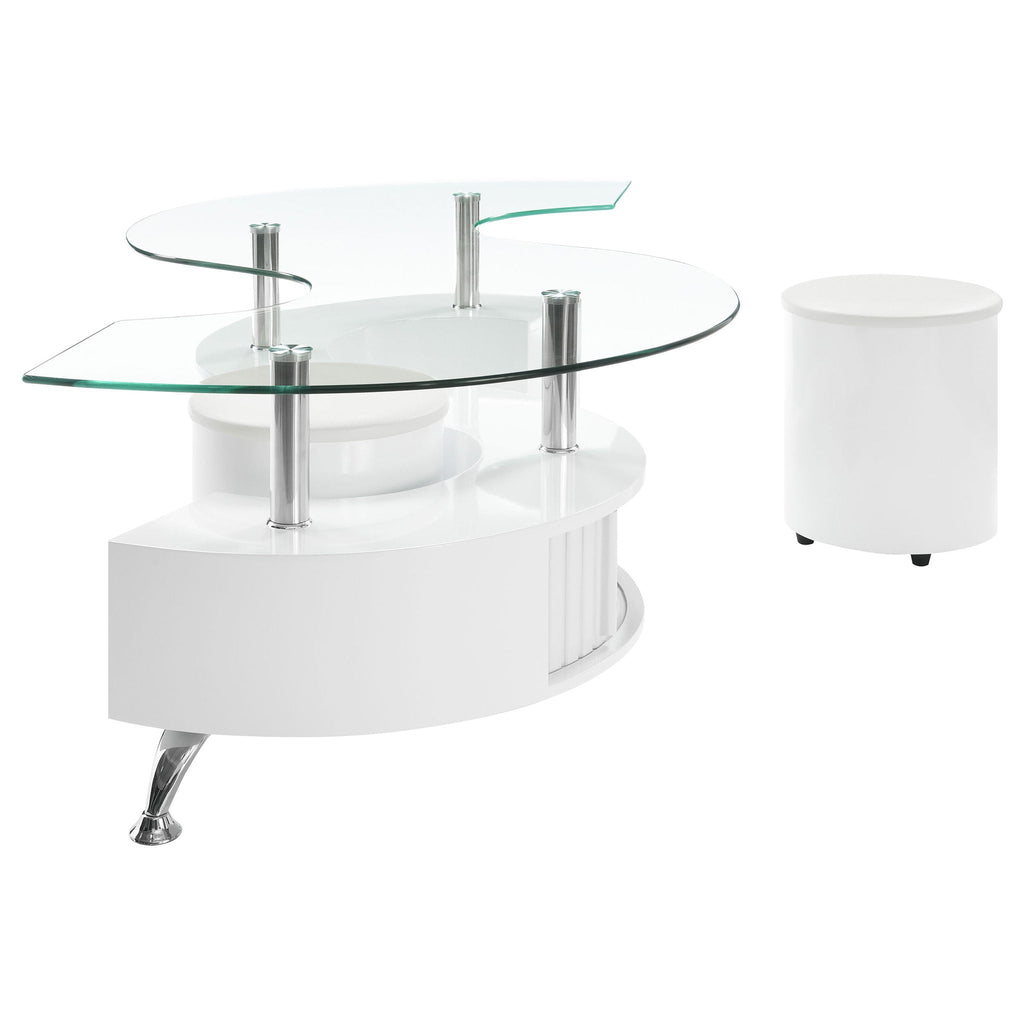 3-piece Coffee Table And Stools Set