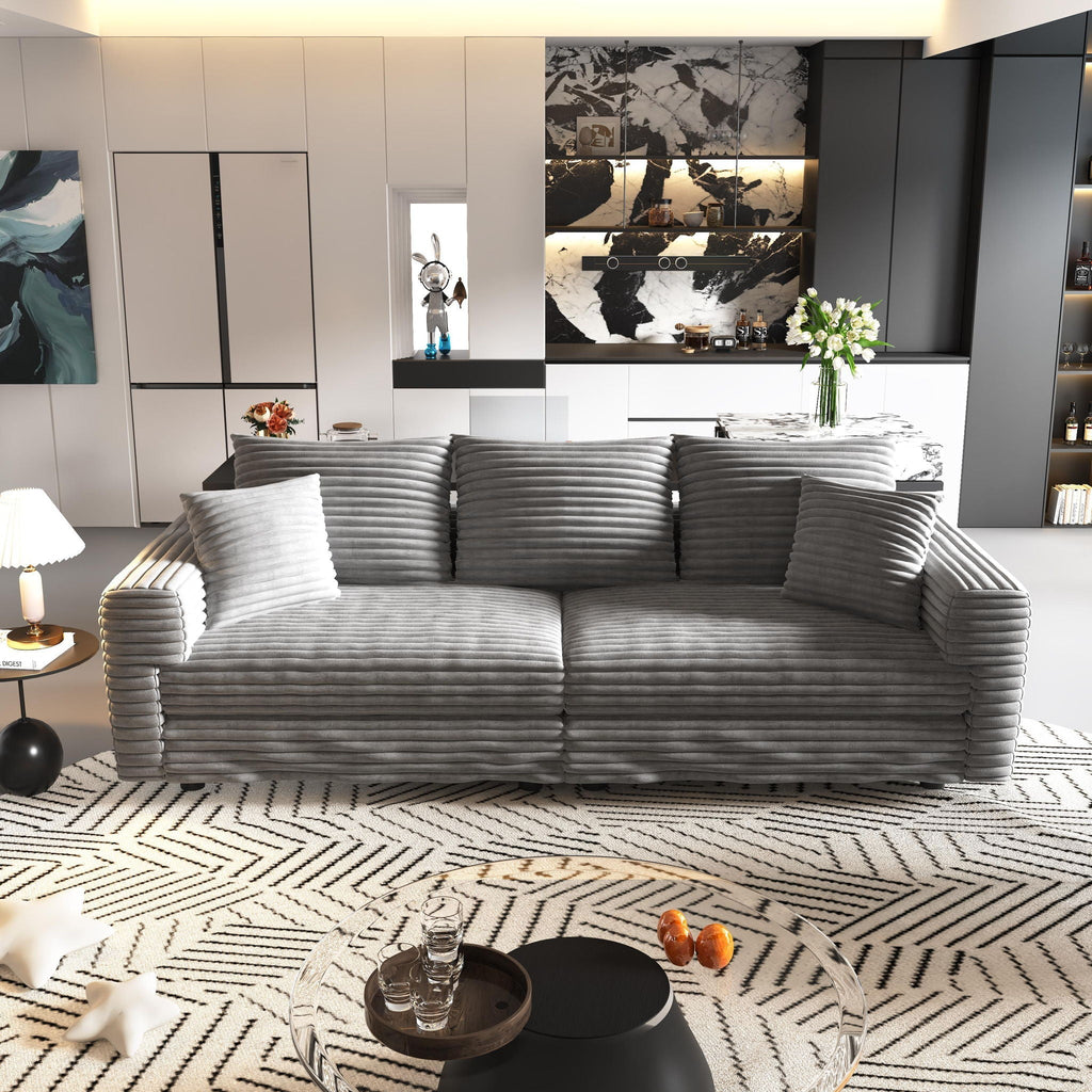 Modern Comfy Upholstered Cloud Couch