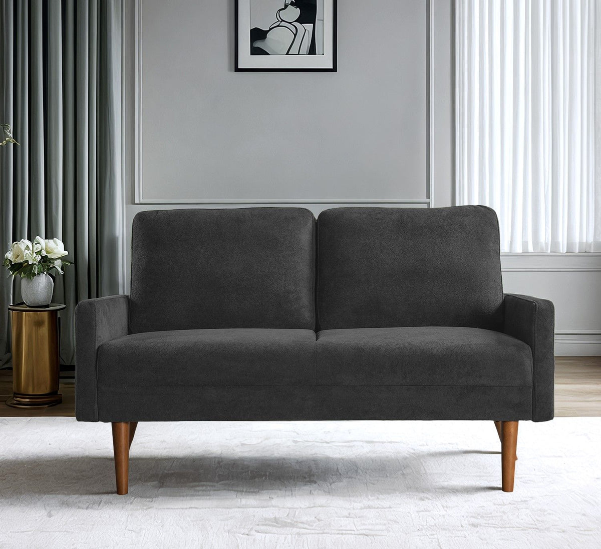 Upholstered Loveseat Sofa