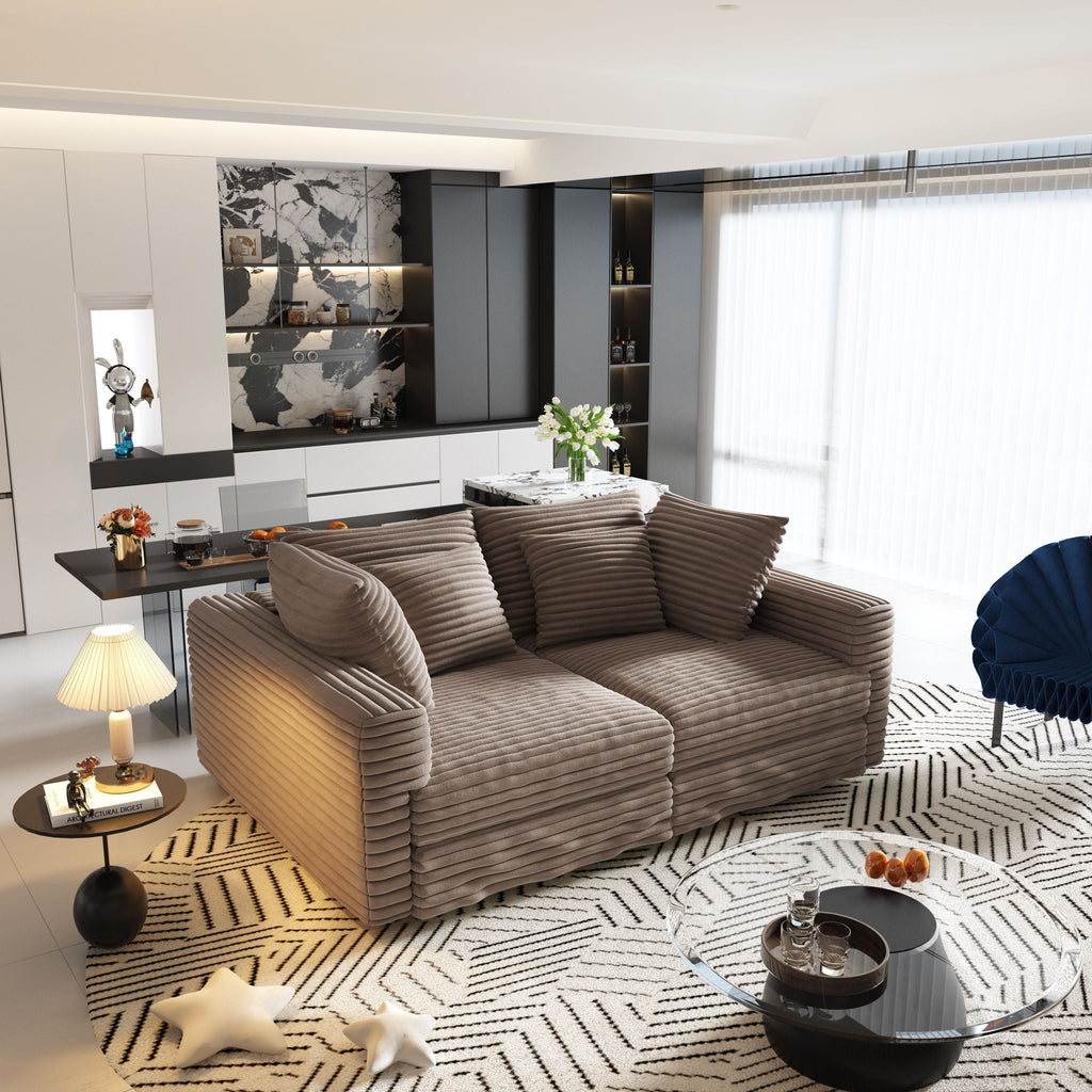 Modern Comfy Upholstered Cloud Couch