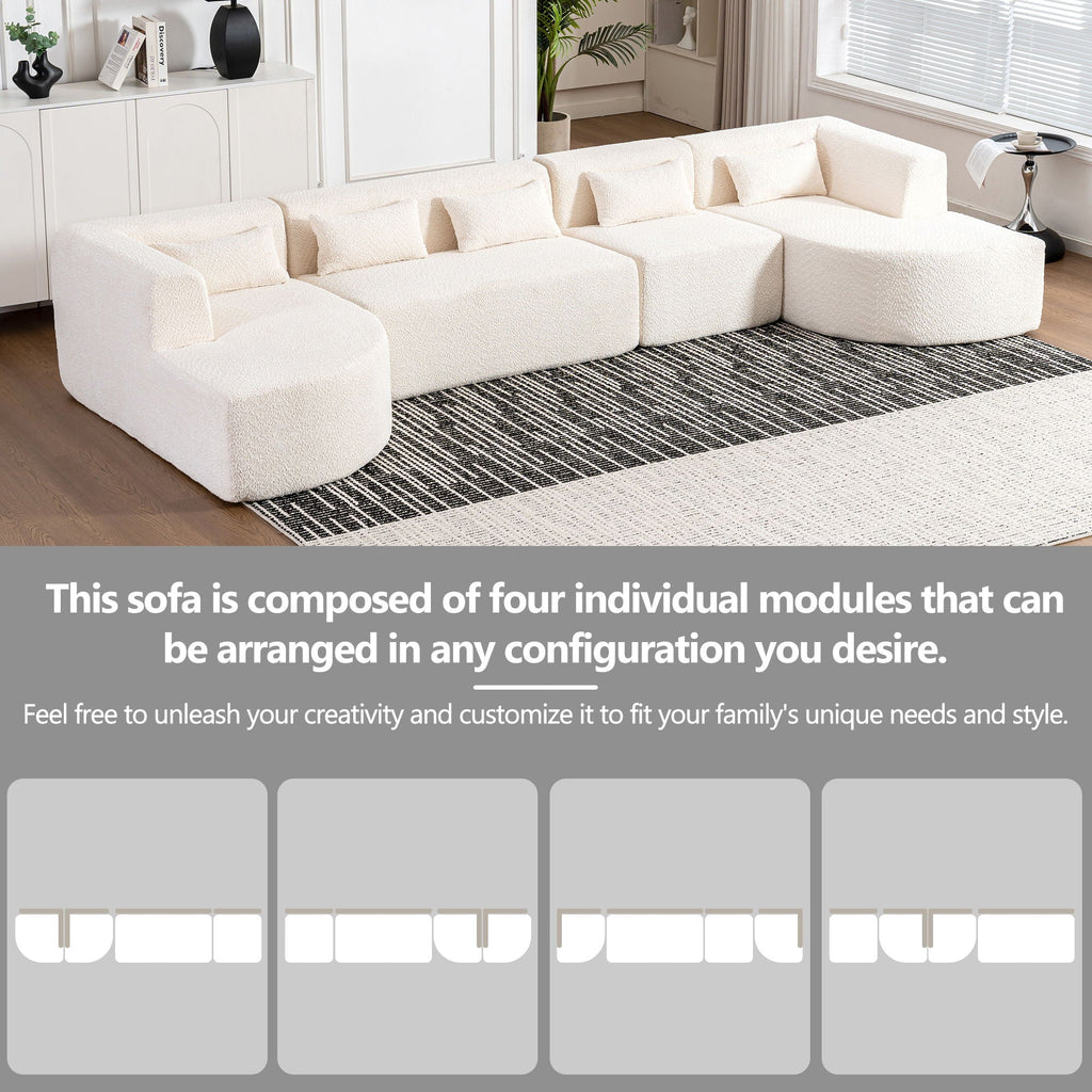 Upholstered Sofa Couch With Chaise