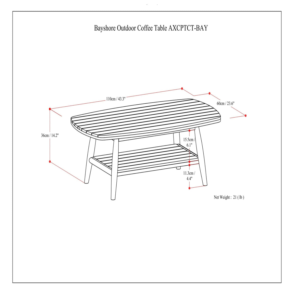 Outdoor Coffee Table